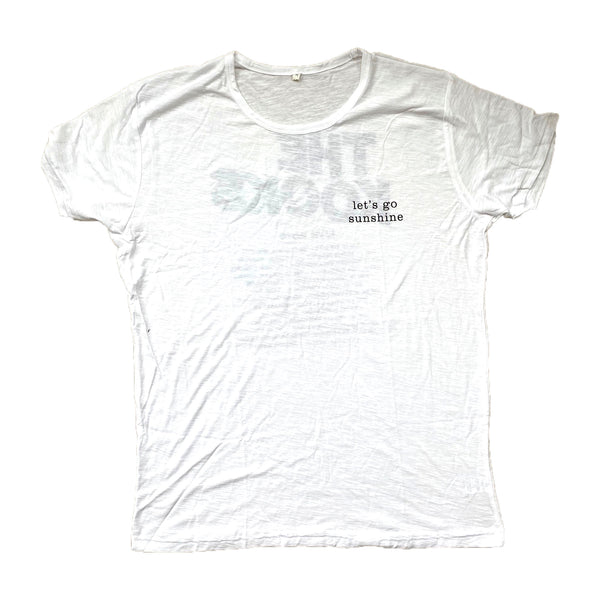 WHITE LETS GO SUNSHINE TOUR T-SHIRT