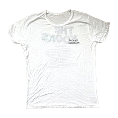 WHITE LETS GO SUNSHINE TOUR T-SHIRT